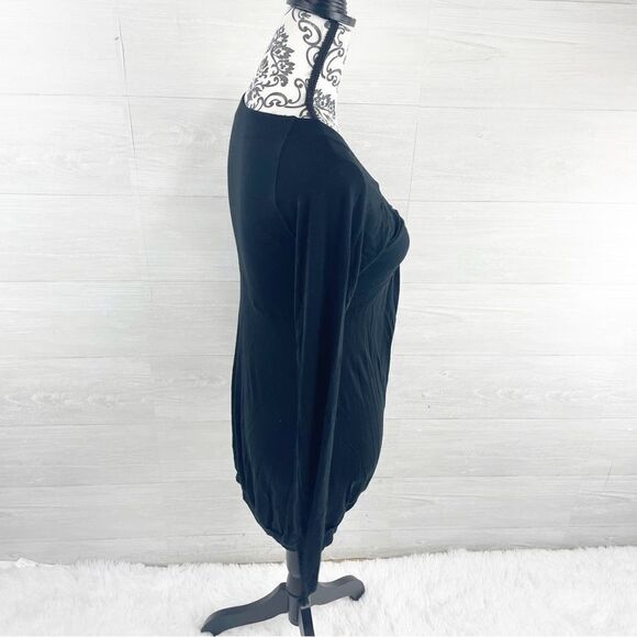 Wilfred Aritzia Scoop Neck Bubble Hem Long Sleeve Tunic - Picture 3 of 7